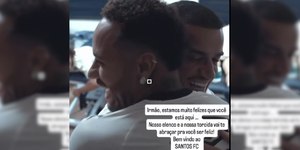 Neymar antecipa anúncio de amigo de infância no Santos