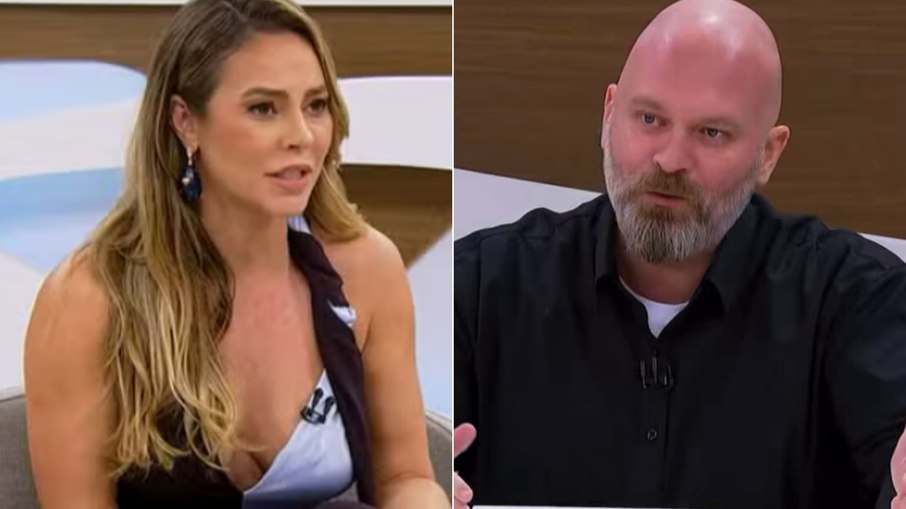Paolla Oliveira ironiza crítica antiga de Chico Barney em entrevista Paolla Oliveira ironiza crítica antiga de Chico Barney em entrevista