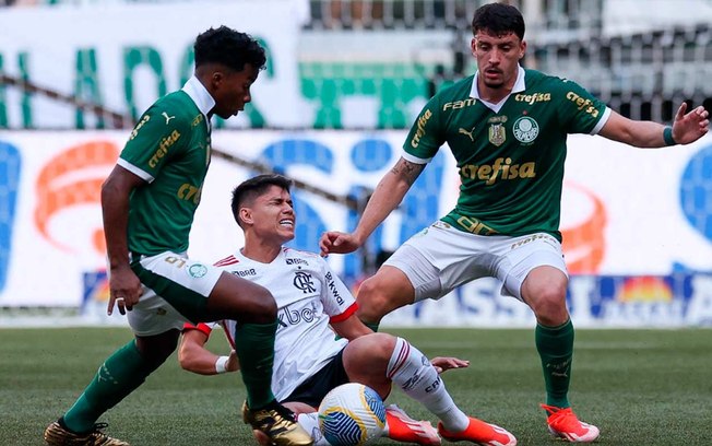 Palmeiras e Flamengo ficaram no 0 a 0 no Allianz Parque 