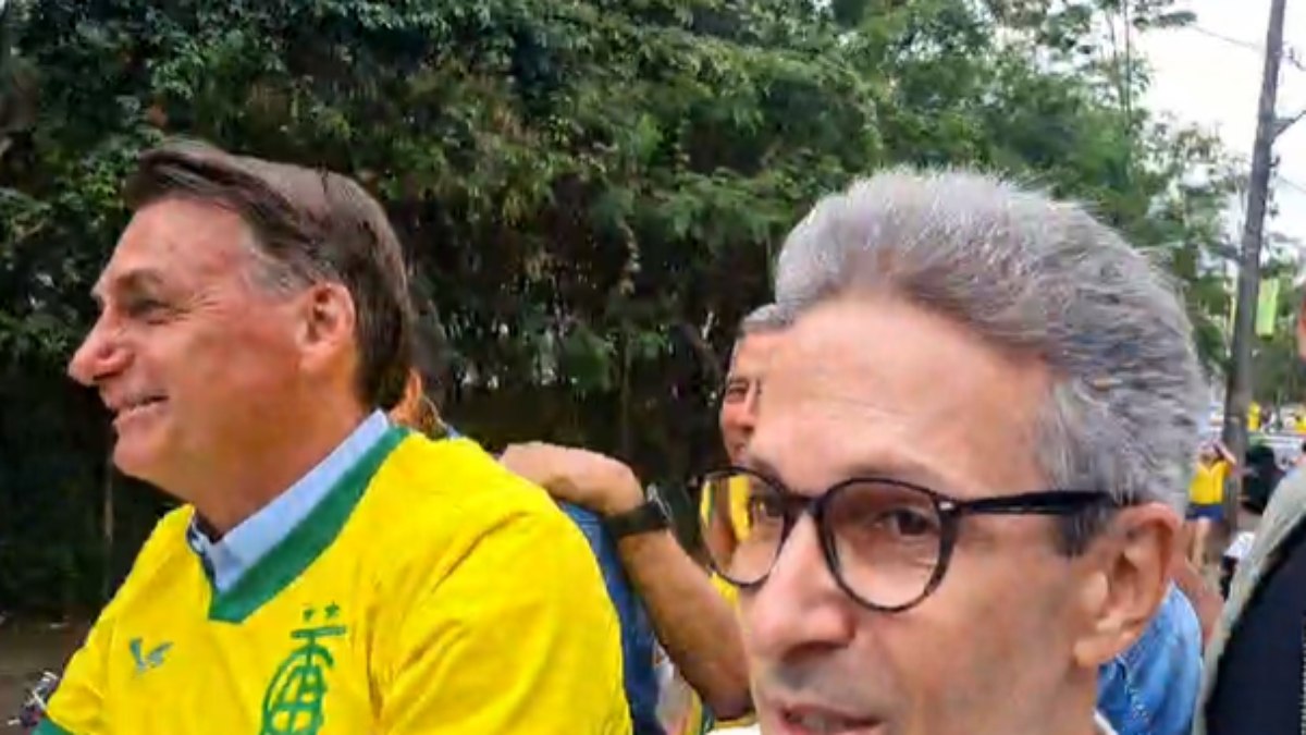 Bolsonaro e Zema em motociata neste sábado