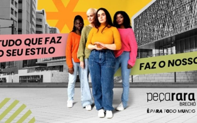 Peça Rara Brechó promove moda sem padrões em campanha ‘É Para Todo Mundo’