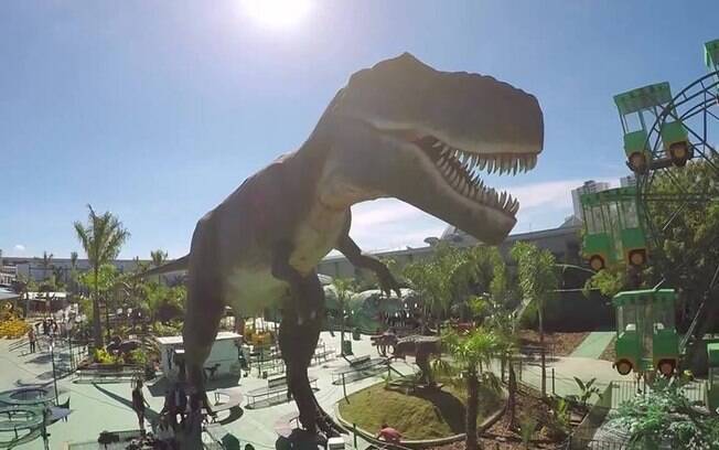 O T-Rex Park, em Campinas, é outra opção para aproveitar o finalzinho das férias de julho com a família