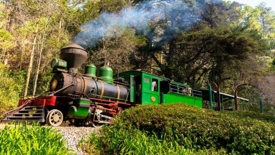Maria Fumaça do Parque Bambuí em Campos do Jordão (SP)