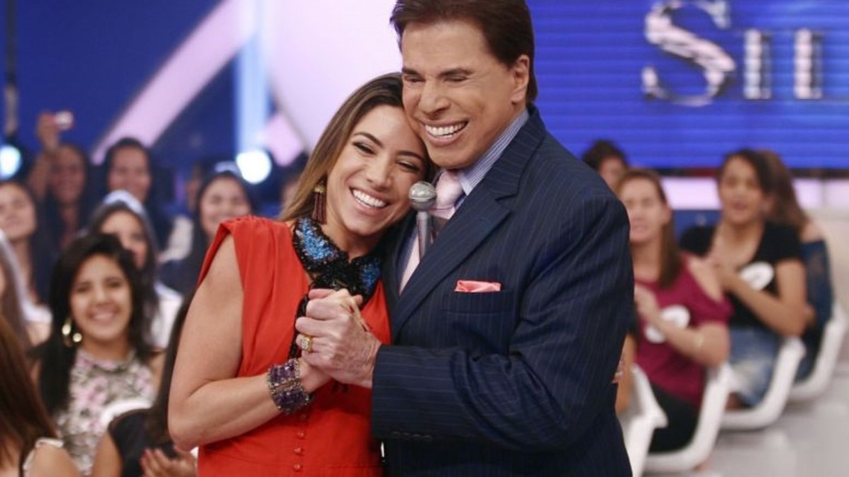 Silvio Santos e Patrícia Abravanel