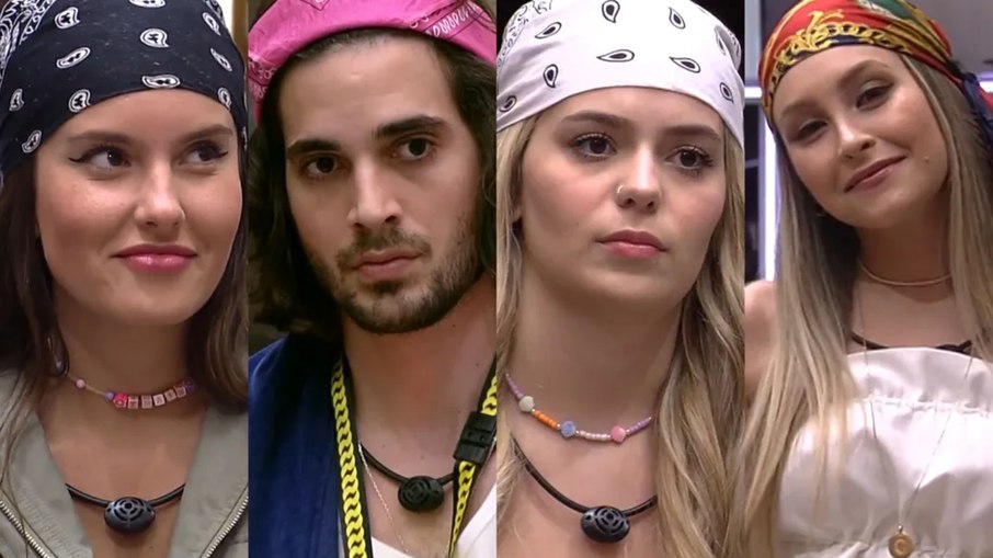 Thais Braz, Fiuk, Viih Tube e Carla Diaz com bandanas na cabeça