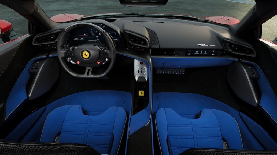 Interior da Ferrari Testarossa