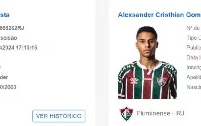 Alexsander jogou os 90 minutos contra o Madureira