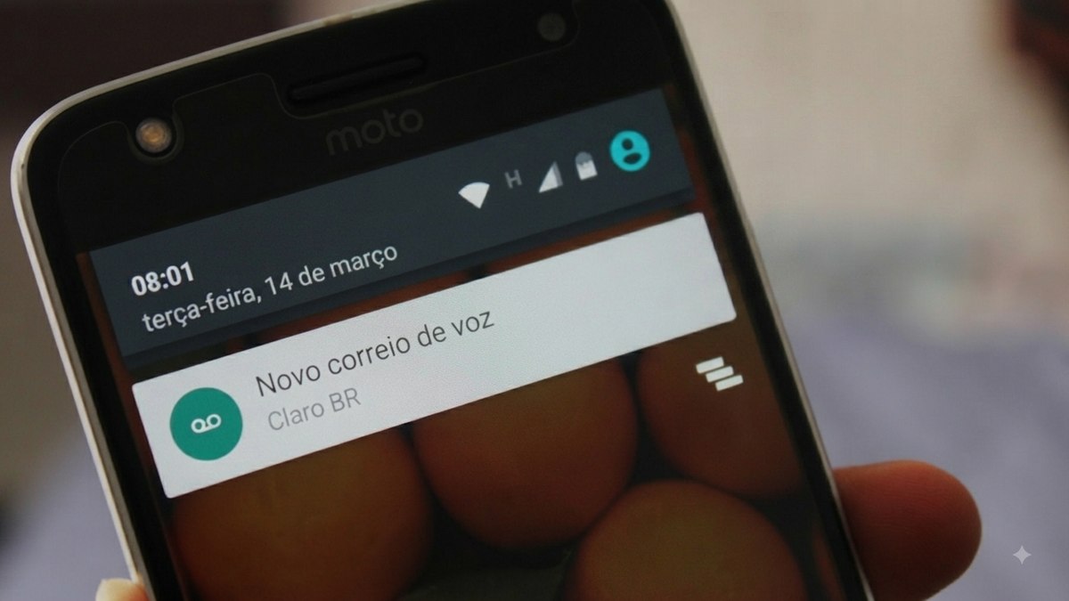 Símbolo do correio de voz atrapalha alguns usuários na visualização de notificações