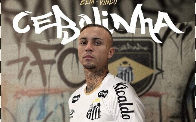Cebolinha já fez o primeiro treino pelo Santos
