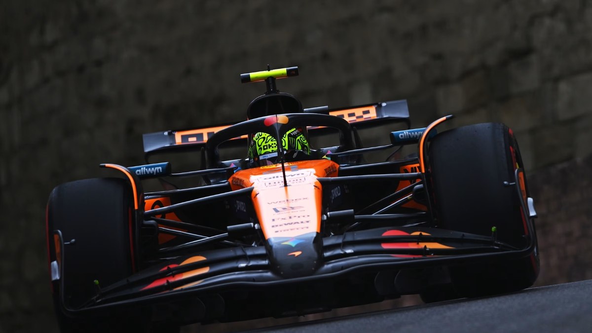 Lando Norris lidera TL3 do GP do Azerbaijão