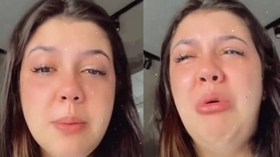 Luiza Parente chora após ataques