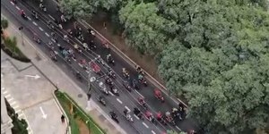 Vídeo: motoristas de aplicativo fazem protestos em São Paulo