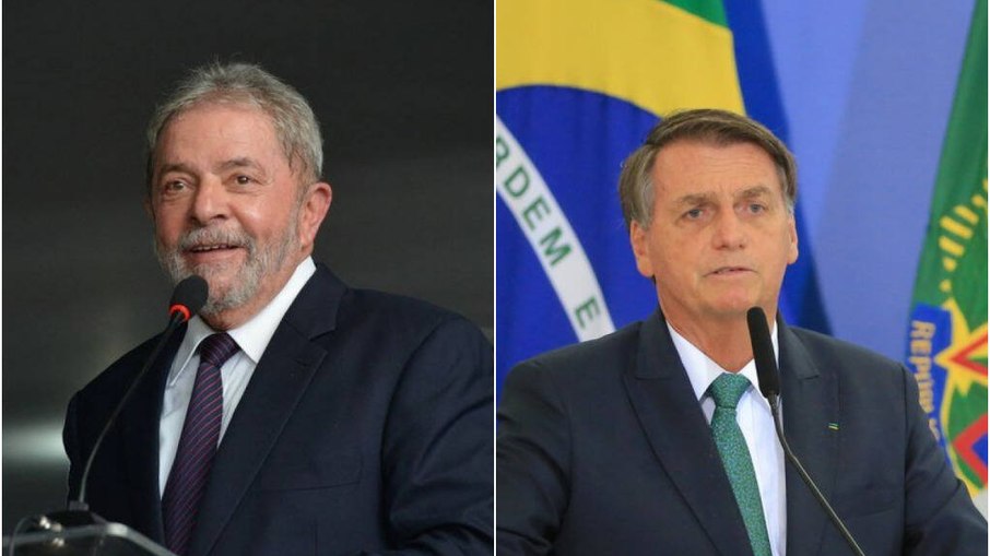 Ex-presidente Lula e o atual presidente, Jair Bolsonaro