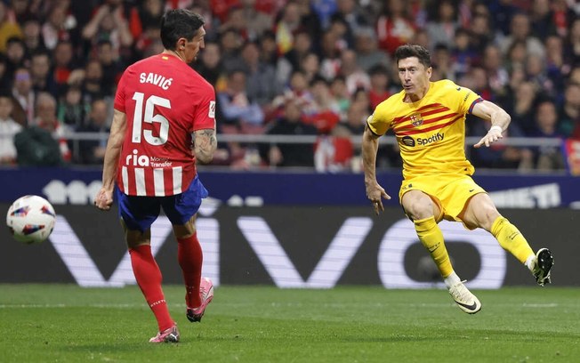 Lewandowski chegou a 13 gols no Campeonato Espanhol