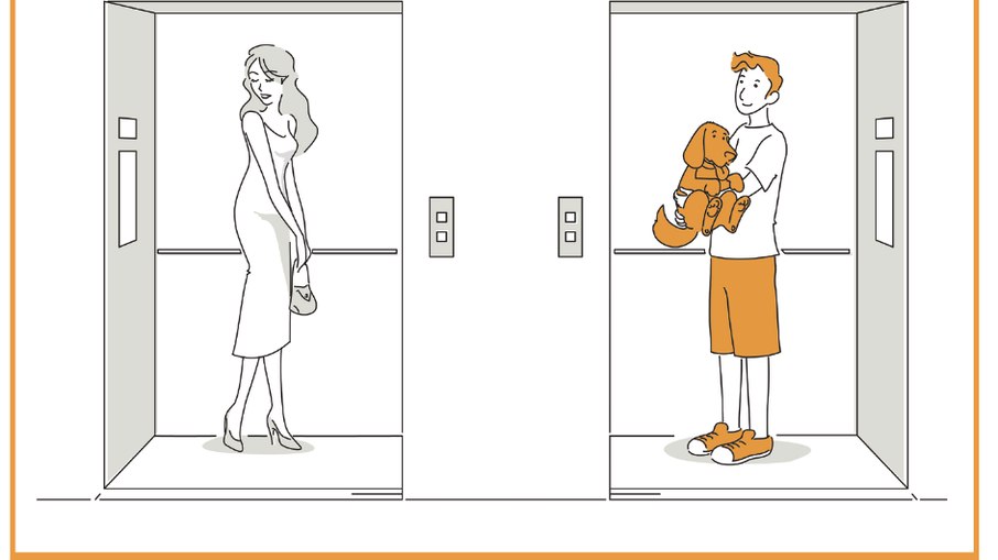 Quando estiver acompanhado de seu pet, opte sempre pelo elevador de serviço.