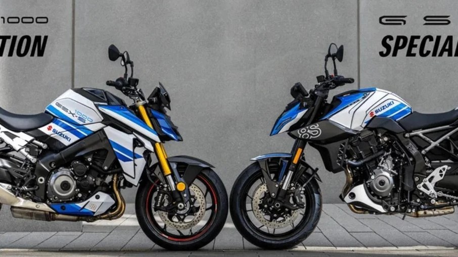 Suzuki lança séries especiais da GSX-8S e da GSX-S1000, limitadas a 50 unidades de cada modelo