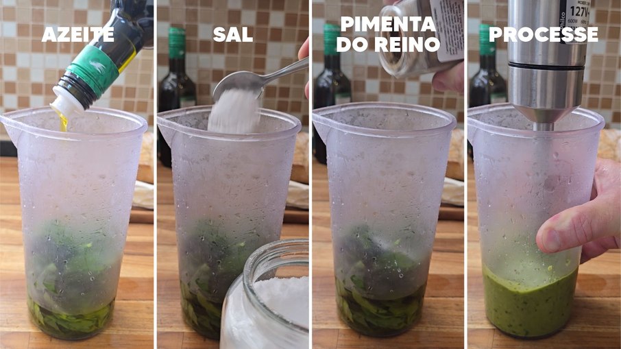 Ingredientes do pesto Ingredientes do pesto