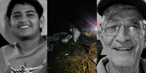 Avô e neto morrem após queda de aeronave em milharal de Goiás