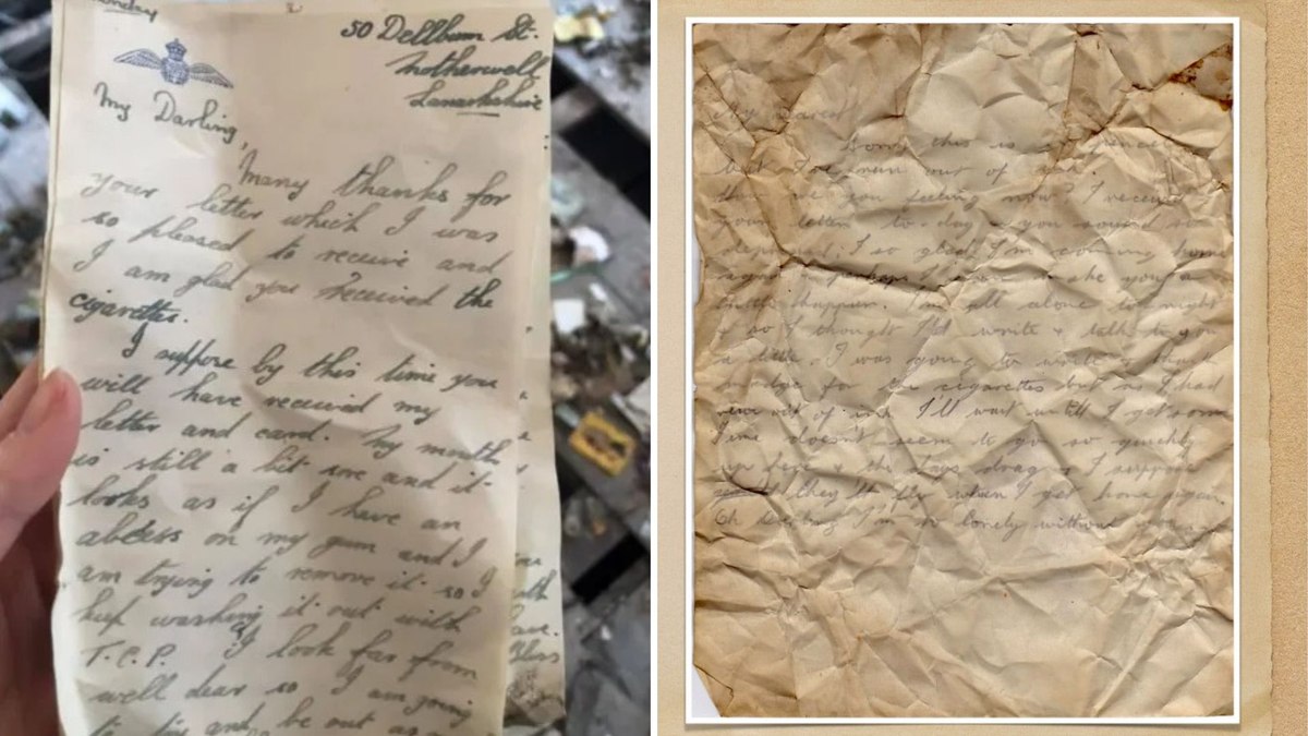Cartas esquecidas revelam romance interrompido pela 2ª Guerra