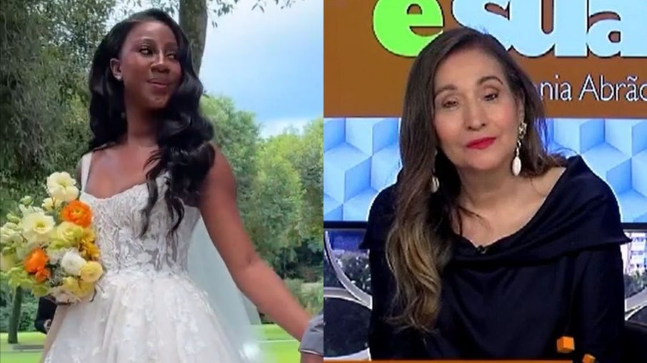 Sonia Abrão criticou vestido de noiva de Camilla de Lucas