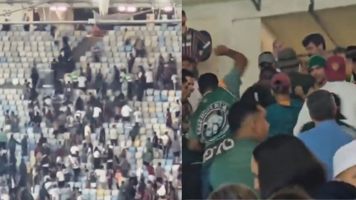 Cruz-maltinos infiltrados geram confusão no Maracanã Cruz-maltinos infiltrados geram confusão no Maracanã