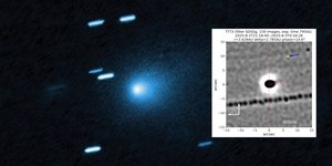 Cometa 3I/ATLAS é visto com jato de poeira em direção ao Sol