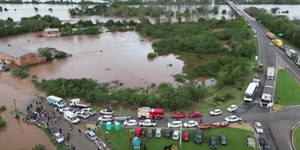 Sete rios podem subir com as chuvas no RS