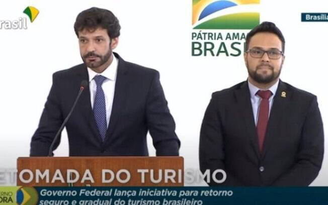 Ministro do Turismo, Marcelo Álvaro, apresenta projeto de retomada do setor de turismo