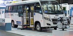 Busworld 2025: Horse e Marcopolo mostram micro-ônibus híbrido