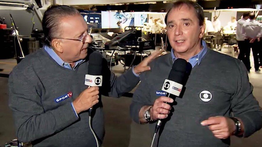 Reginaldo Leme e Galvão Bueno trabalharam juntos na Globo Reginaldo Leme e Galvão Bueno trabalharam juntos na Globo