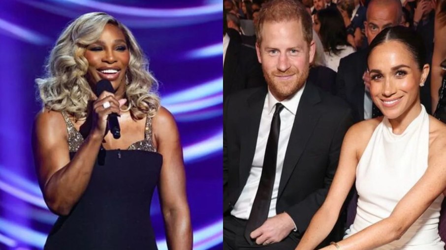 Serena Williams tem amizade longa com príncipe Harry e Meghan Markle