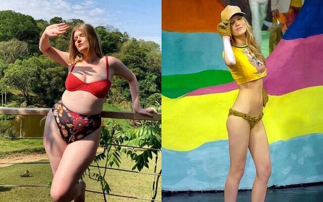 Loiane Bienow retomou a carreira de modelo após engordar 30 kg