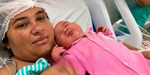 Bebê de quase 6 kg nasce em João Pessoa e surpreende médicos
