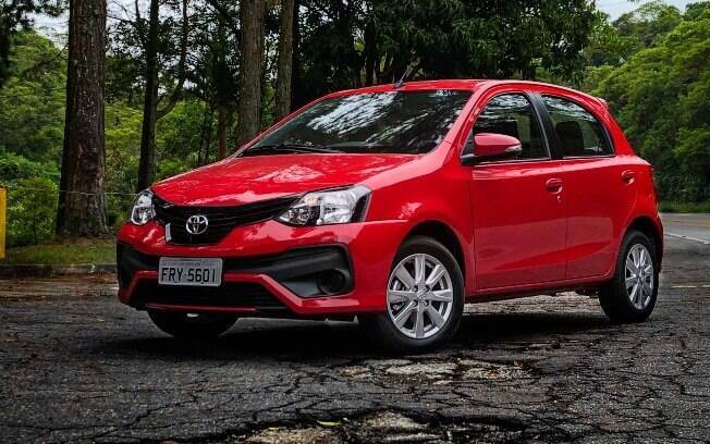 Além da mecânica e valor competitivo, o  compacto Toyota Etios também tem bom valor de seguro