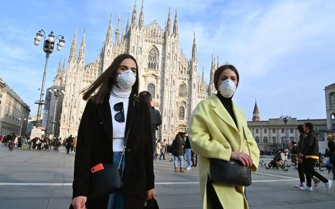 Milão tem surto de coronavírus