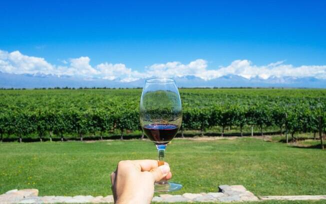 A região de Mendoza, na Argentina, faz fronteira com o Chile, e é o lar de alguns dos melhores vinhos sulamericanos