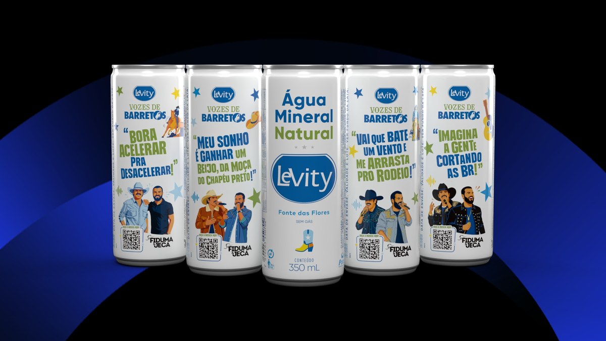 Levity transforma as vozes de Barretos em coleção de 400 mil latas comemorativas