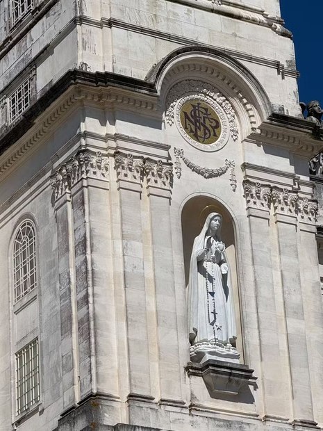 Santuário de Fátima em Portugal