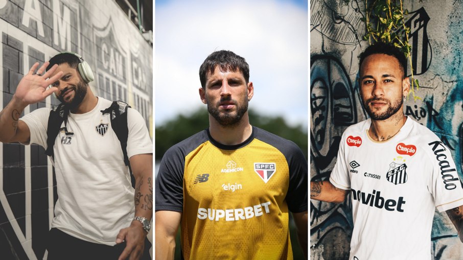 Hulk, Calleri e Neymar buscam o título da Sul-Americana por Atlético-MG, São Paulo e Santos