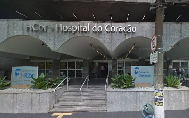 Área externa do Hospital do Coração, em São Paulo, foi atingida por incêndio