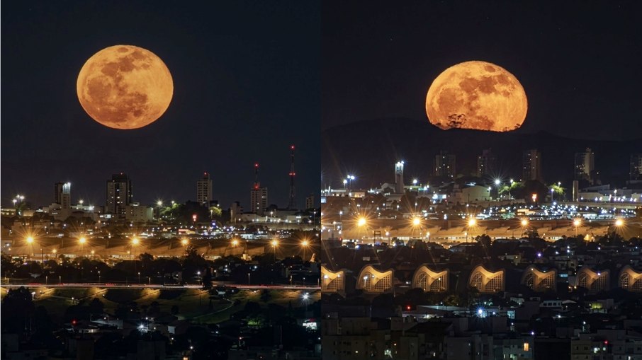 A expressão Lua da Colheita identifica a lua cheia mais próxima do equinócio de setembro, que marca o início da primavera A expressão Lua da Colheita identifica a lua cheia mais próxima do equinócio de setembro, que marca o início da primavera