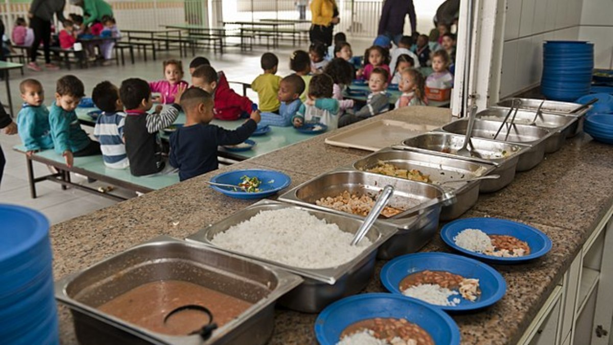 Foto tirada na creche do Centro de Educação Infantil Professor Paulo Cesar dos Santos Mortari, em São José dos Campos (SP)