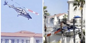 Vídeo: Queda de helicóptero em evento nos EUA deixa cinco feridos
