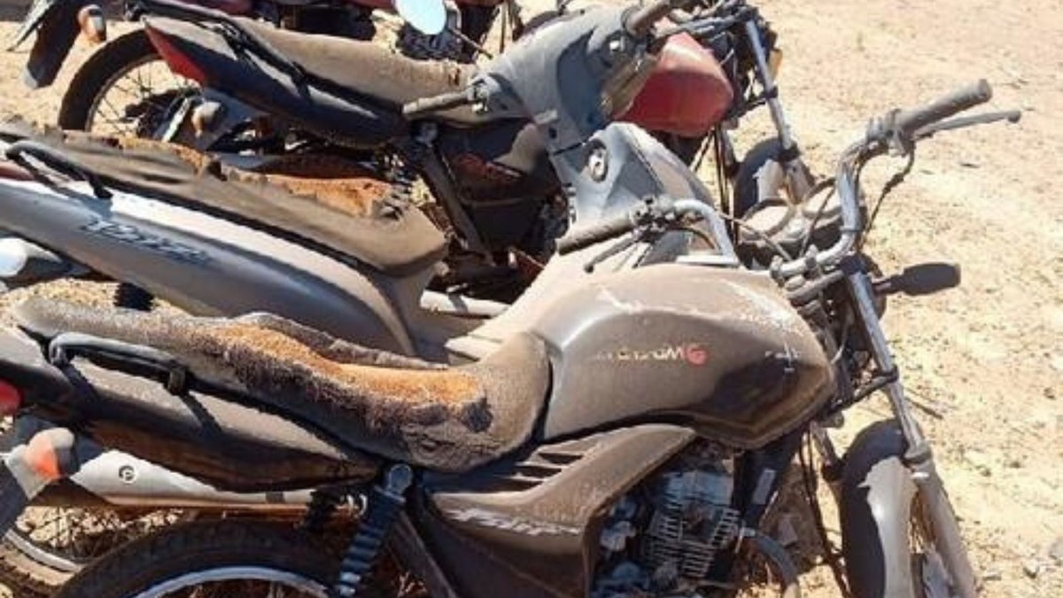 Motos são leiloadas em Goiás Motos são leiloadas em Goiás