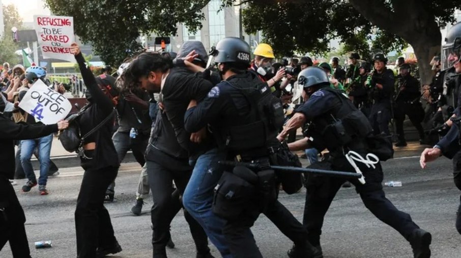 Protestos em LA Protestos em LA