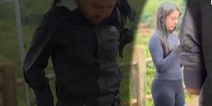 Imagens mostram jovem momentos antes de ser jogada de ponte