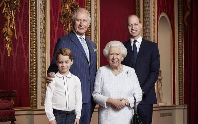 Rainha Elizabeth II e seus herdeiros