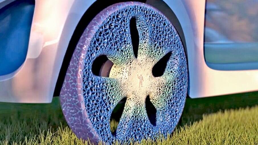 Conceito Michelin Vision é a proposta da empresa francesa para um pneu do futuro