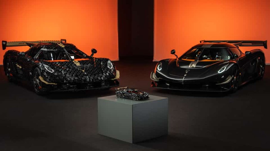 O carro foi construído com peças da linha Technic