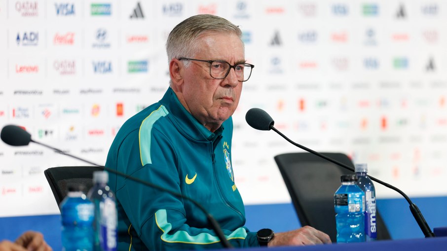 Ancelotti em entrevista coletiva no Metlife Stadium